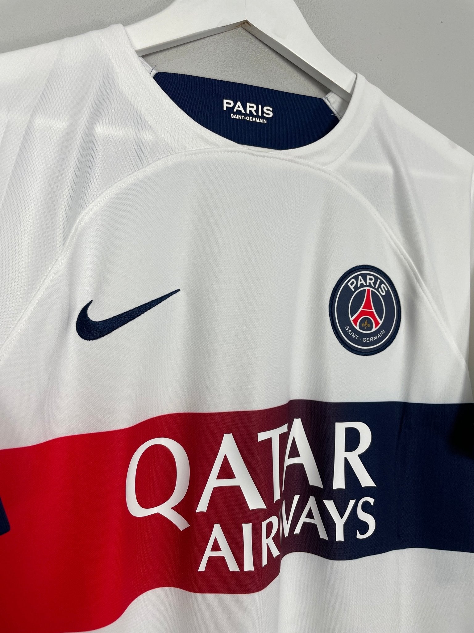 Shop 2023/24 PSG MBAPPE #7 *BNWT* AWAY SHIRT (M) NIKE, classic football shirts, vintage football shirts & retro soccer jerseys at Cult Kits
