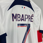 Shop 2023/24 PSG MBAPPE #7 *BNWT* AWAY SHIRT (M) NIKE, classic football shirts, vintage football shirts & retro soccer jerseys at Cult Kits
