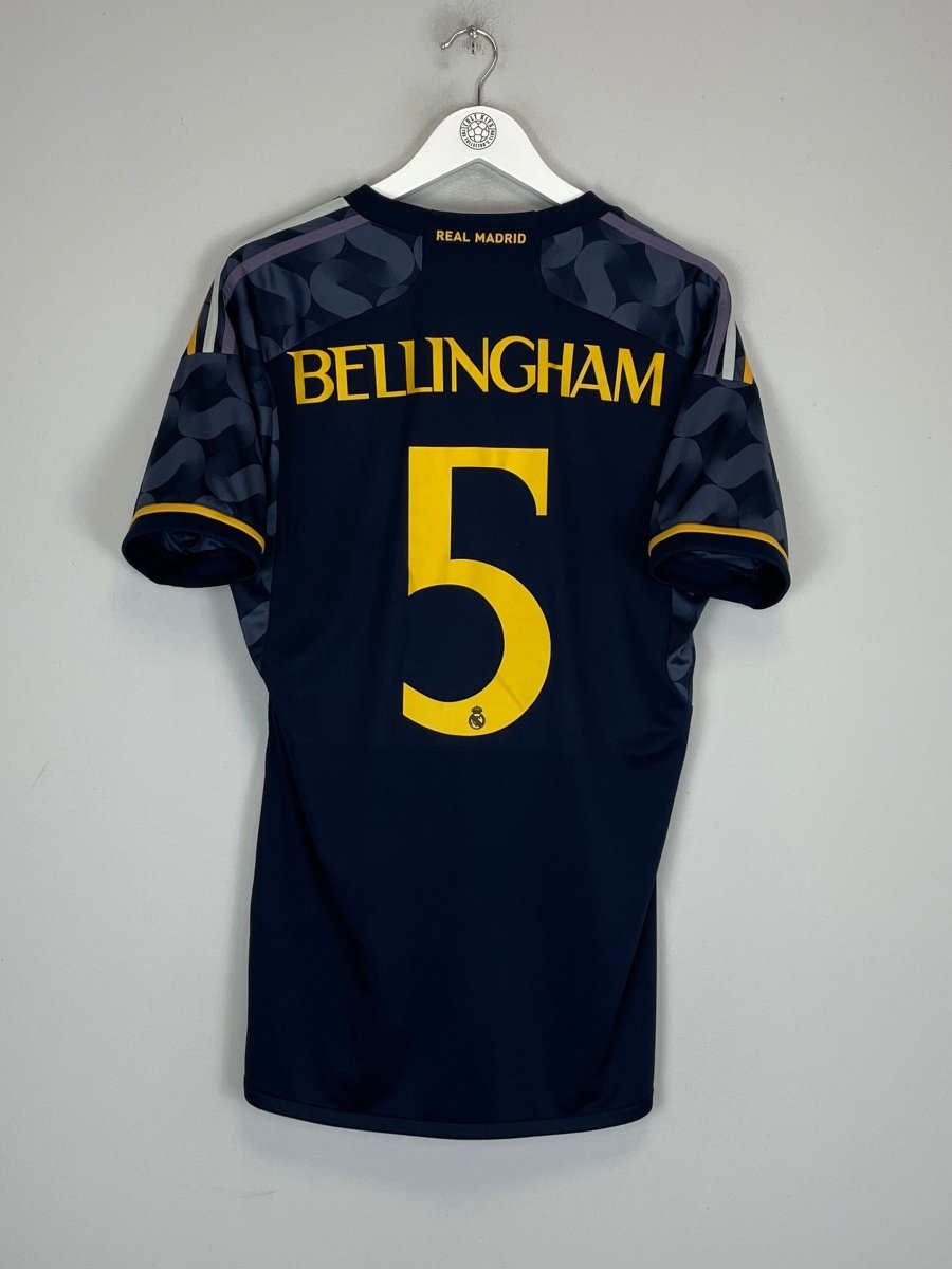 2023/24 REAL MADRID BELLINGHAM 5 AWAY SHIRT (M) ADIDAS - Cult Kits - Medium - Buy Vintage Football Shirts, Authentic Retro Football Shirts For Sale, Classic Football Shirts & Soccer Jersey