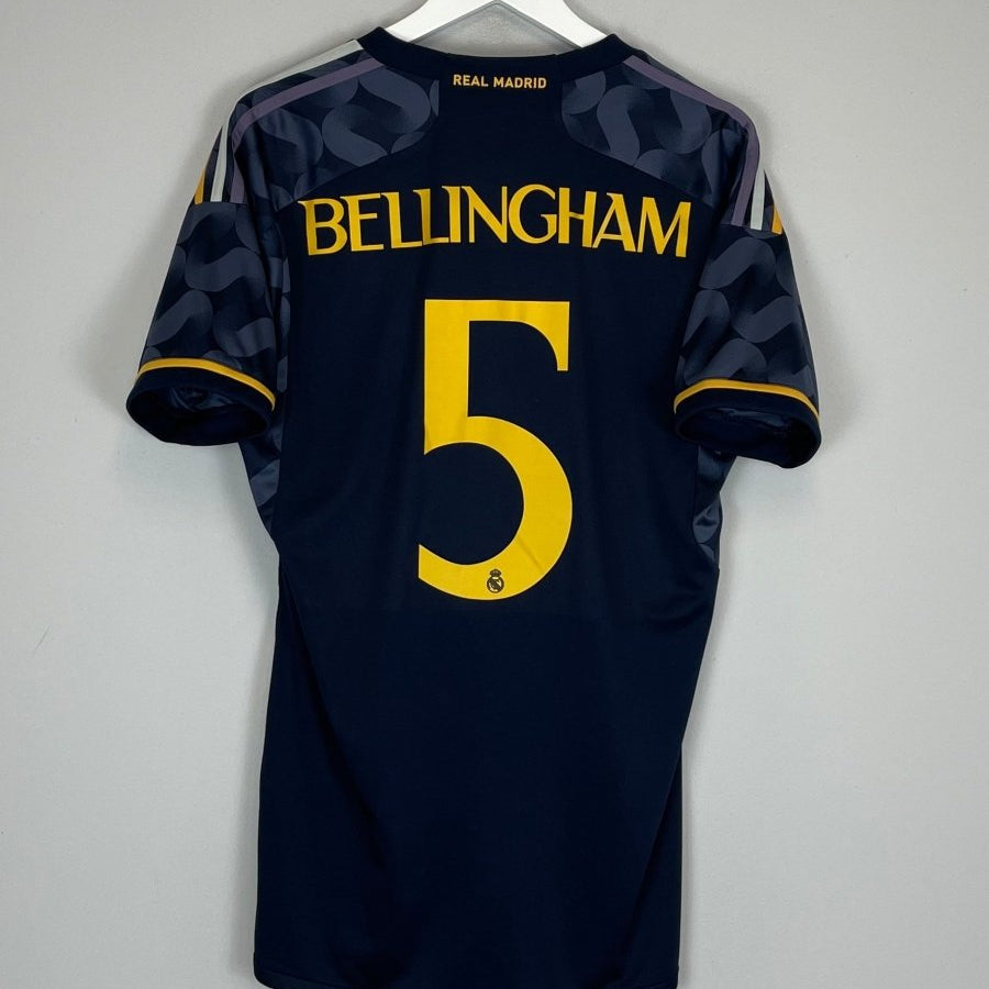 2023/24 REAL MADRID BELLINGHAM 5 AWAY SHIRT (M) ADIDAS - Cult Kits - Medium - Buy Vintage Football Shirts, Authentic Retro Football Shirts For Sale, Classic Football Shirts & Soccer Jersey