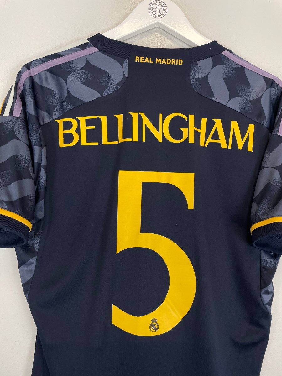 2023/24 REAL MADRID BELLINGHAM 5 AWAY SHIRT (M) ADIDAS - Cult Kits - Medium - Buy Vintage Football Shirts, Authentic Retro Football Shirts For Sale, Classic Football Shirts & Soccer Jersey