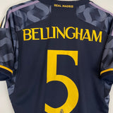 2023/24 REAL MADRID BELLINGHAM 5 AWAY SHIRT (M) ADIDAS - Cult Kits - Medium - Buy Vintage Football Shirts, Authentic Retro Football Shirts For Sale, Classic Football Shirts & Soccer Jersey