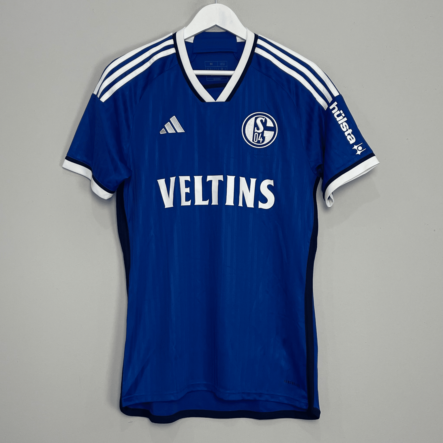 Shop 2023/24 SCHALKE HOME SHIRT (M) ADIDAS, classic football shirts, vintage football shirts & retro soccer jerseys at Cult Kits