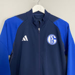 Shop 2023/24 SCHALKE TRACK JACKET (M) ADIDAS, classic football shirts, vintage football shirts & retro soccer jerseys at Cult Kits