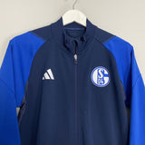 Shop 2023/24 SCHALKE TRACK JACKET (M) ADIDAS, classic football shirts, vintage football shirts & retro soccer jerseys at Cult Kits