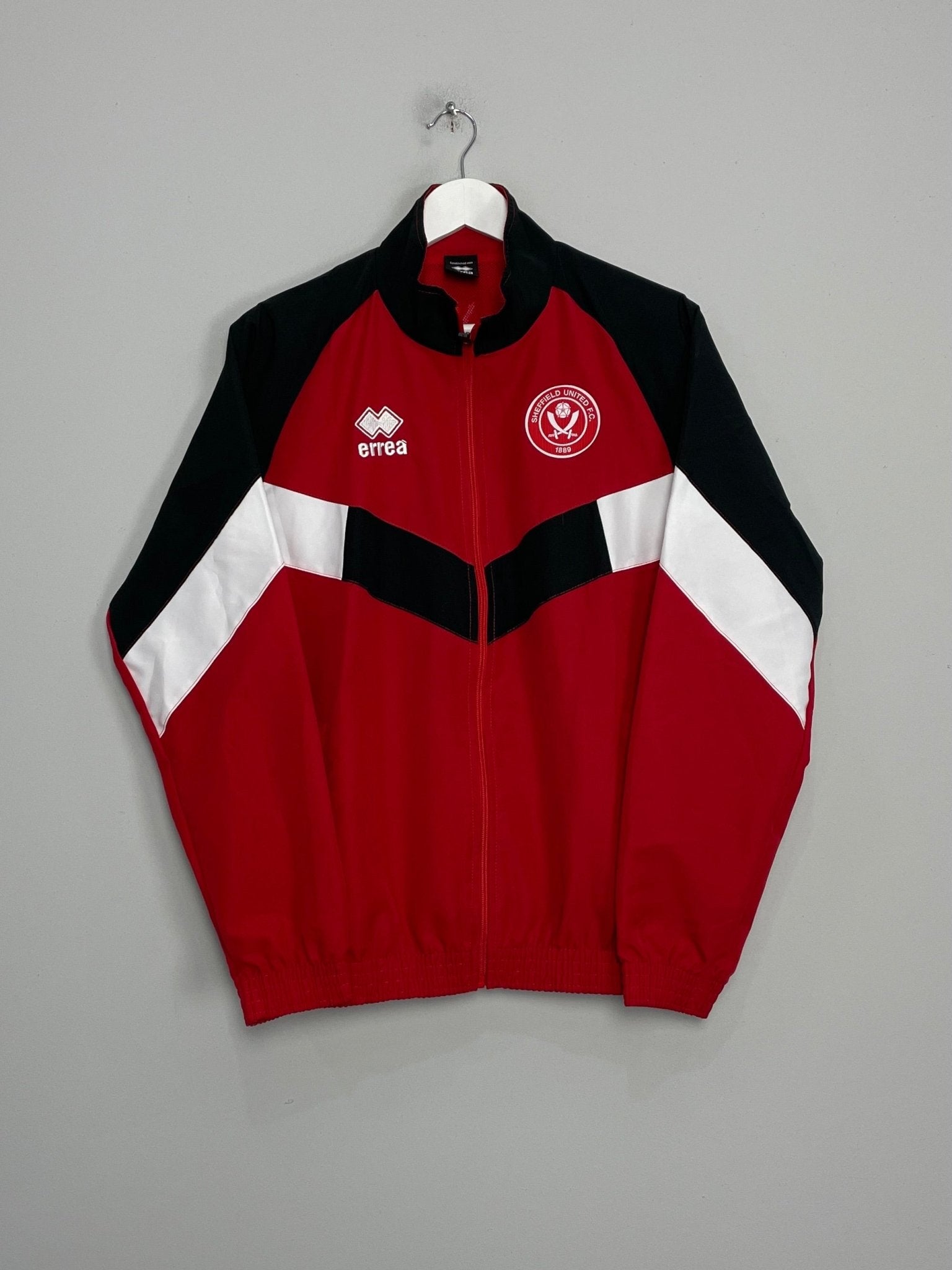 Shop 2023/24 SHEFFIELD UNITED TRACK JACKET (M) ERREA, classic football shirts, vintage football shirts & retro soccer jerseys at Cult Kits