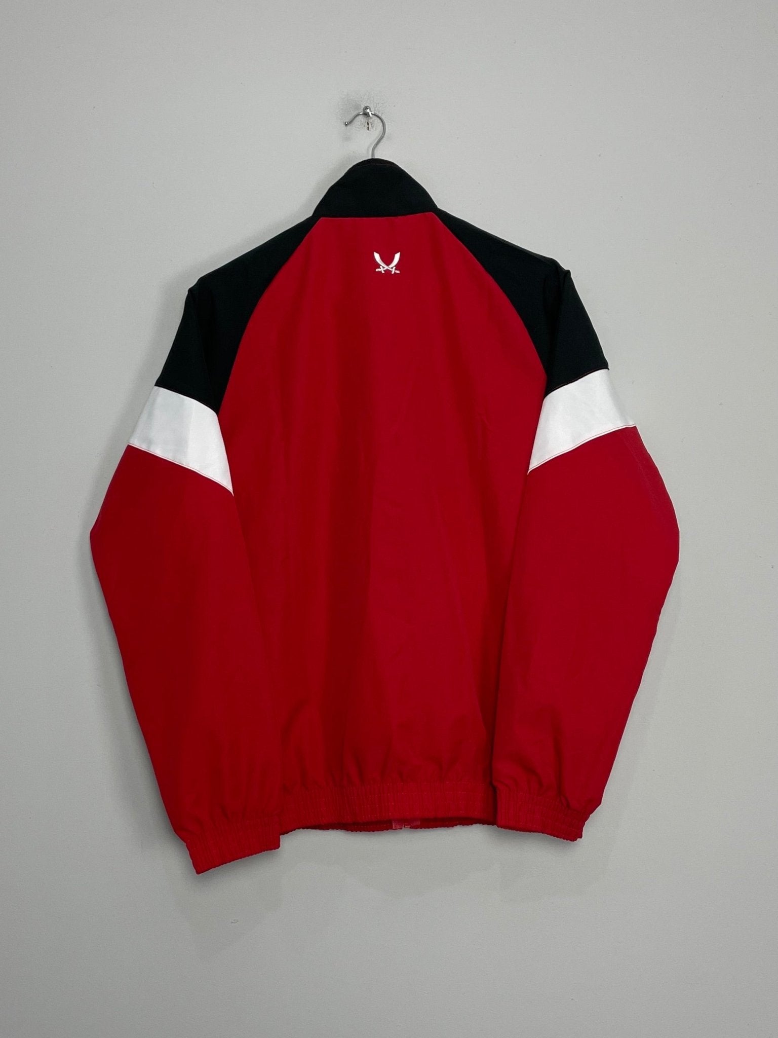 Shop 2023/24 SHEFFIELD UNITED TRACK JACKET (M) ERREA, classic football shirts, vintage football shirts & retro soccer jerseys at Cult Kits