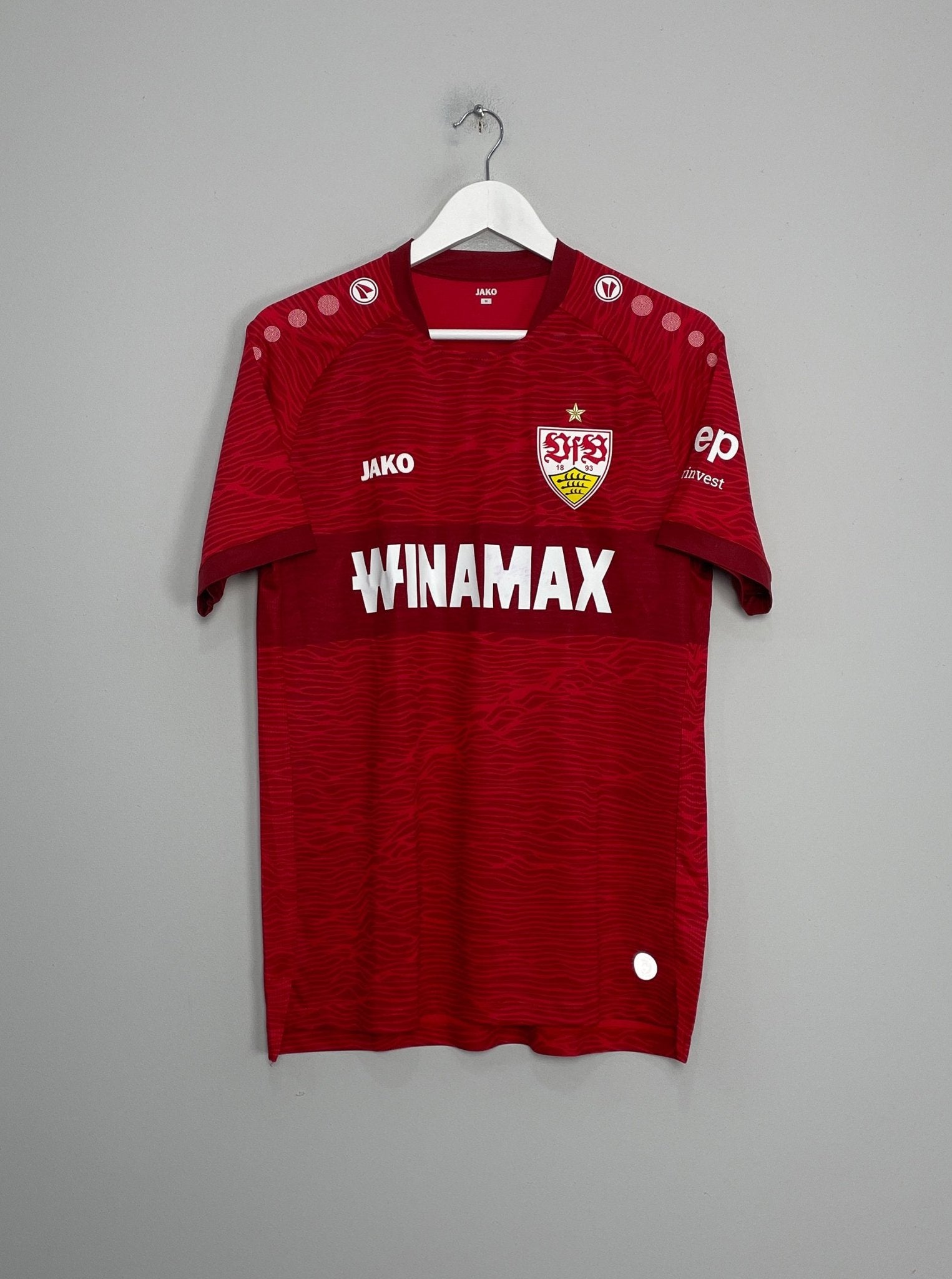 Shop 2023/24 STUTTGART AWAY SHIRT (M) JAKO, classic football shirts, vintage football shirts & retro soccer jerseys at Cult Kits
