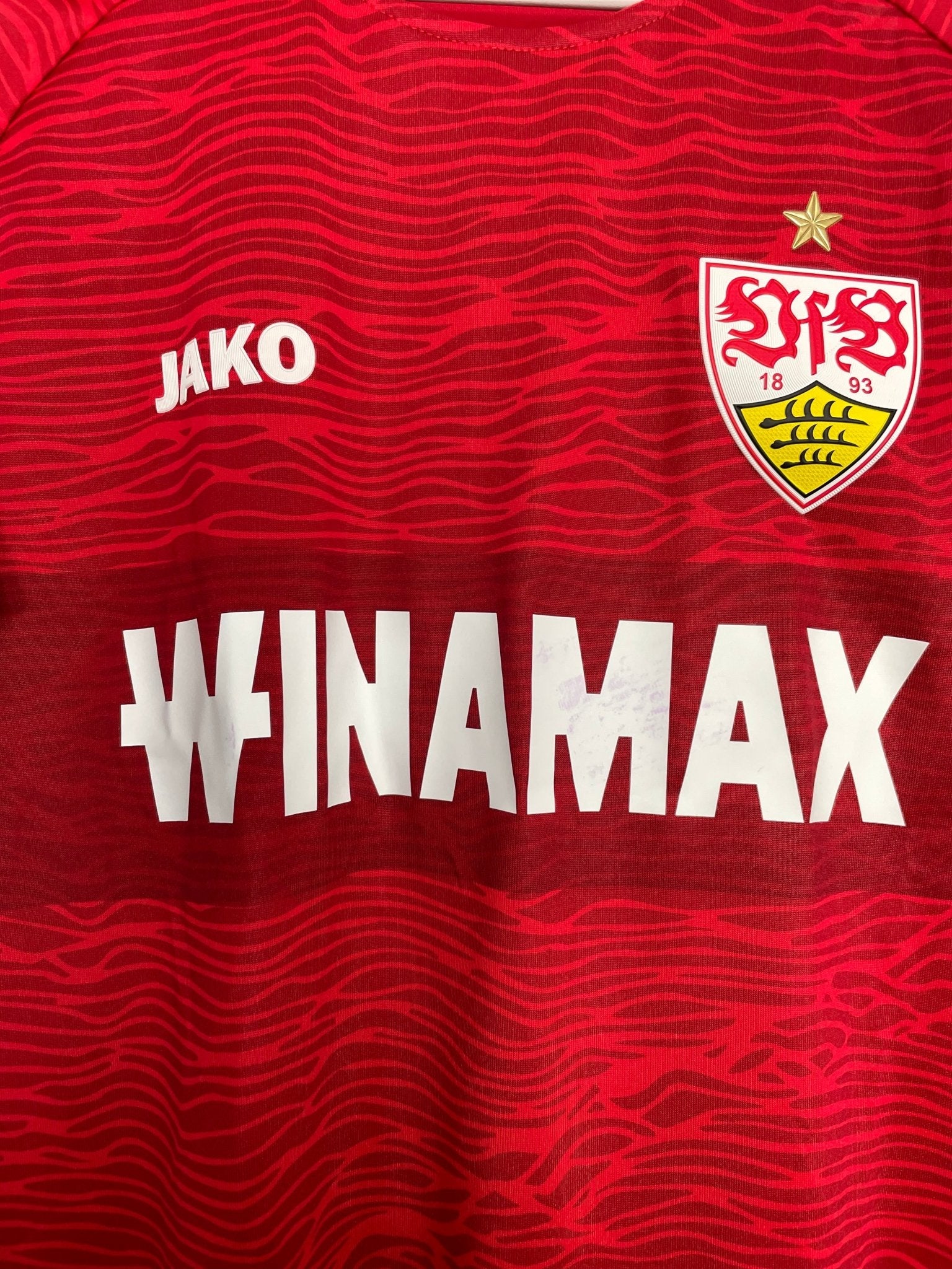 Shop 2023/24 STUTTGART AWAY SHIRT (M) JAKO, classic football shirts, vintage football shirts & retro soccer jerseys at Cult Kits