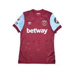 Buy 2023/24 West Ham Bowen 20 *Match Worn* Home Shirt (M) Umbro ~ Free worldwide shipping ~ Authentic Vintage Football Shirts from Cult Kits