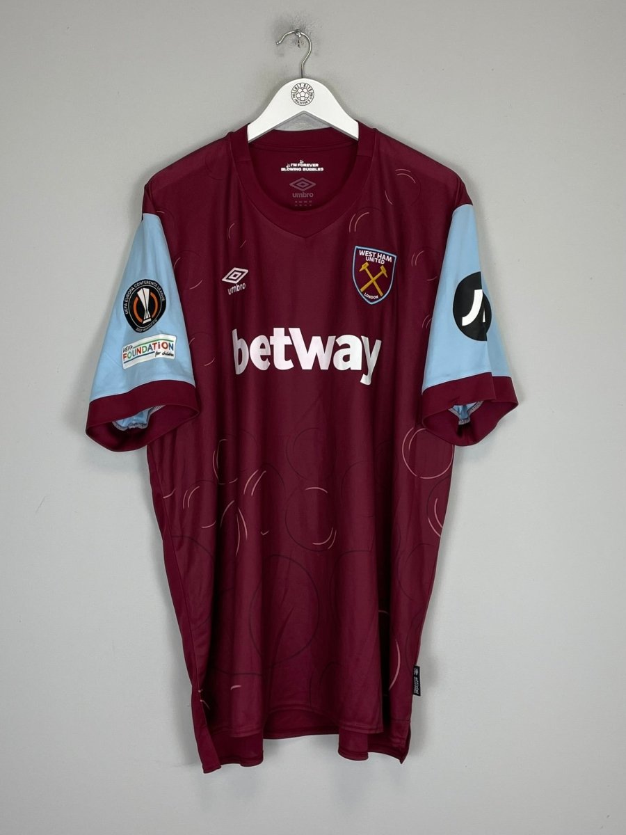 2023/24 WEST HAM CRESSWELL 3 HOME SHIRT (XXXL) UMBRO - Cult Kits - XXXXL - Buy Vintage Football Shirts, Authentic Retro Football Shirts For Sale, Classic Football Shirts & Soccer Jersey