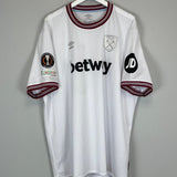 2023/24 WEST HAM L.PAQUETA 10 AWAY SHIRT (XXXXL) UMBRO - Cult Kits - XXXXL - Buy Vintage Football Shirts, Authentic Retro Football Shirts For Sale, Classic Football Shirts & Soccer Jersey
