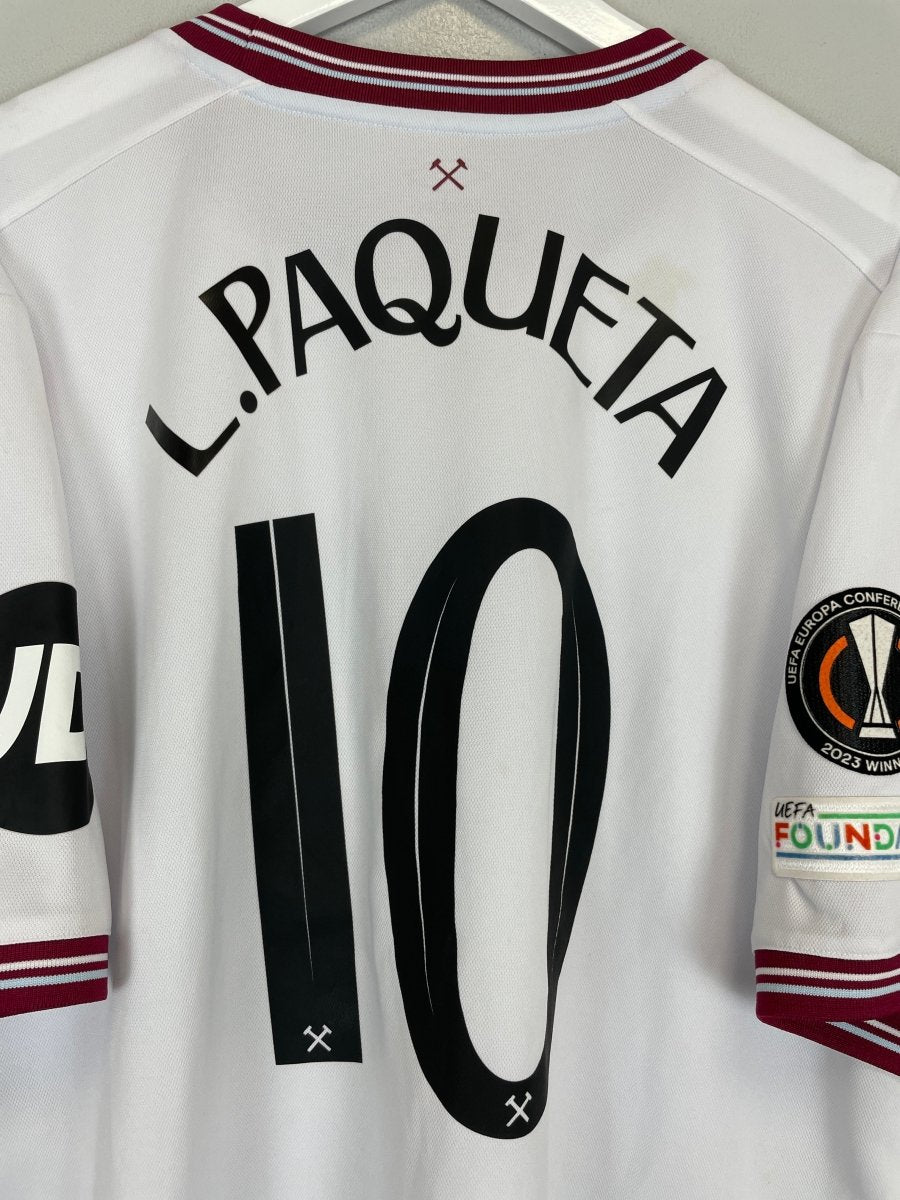 2023/24 WEST HAM L.PAQUETA 10 AWAY SHIRT (XXXXL) UMBRO - Cult Kits - XXXXL - Buy Vintage Football Shirts, Authentic Retro Football Shirts For Sale, Classic Football Shirts & Soccer Jersey