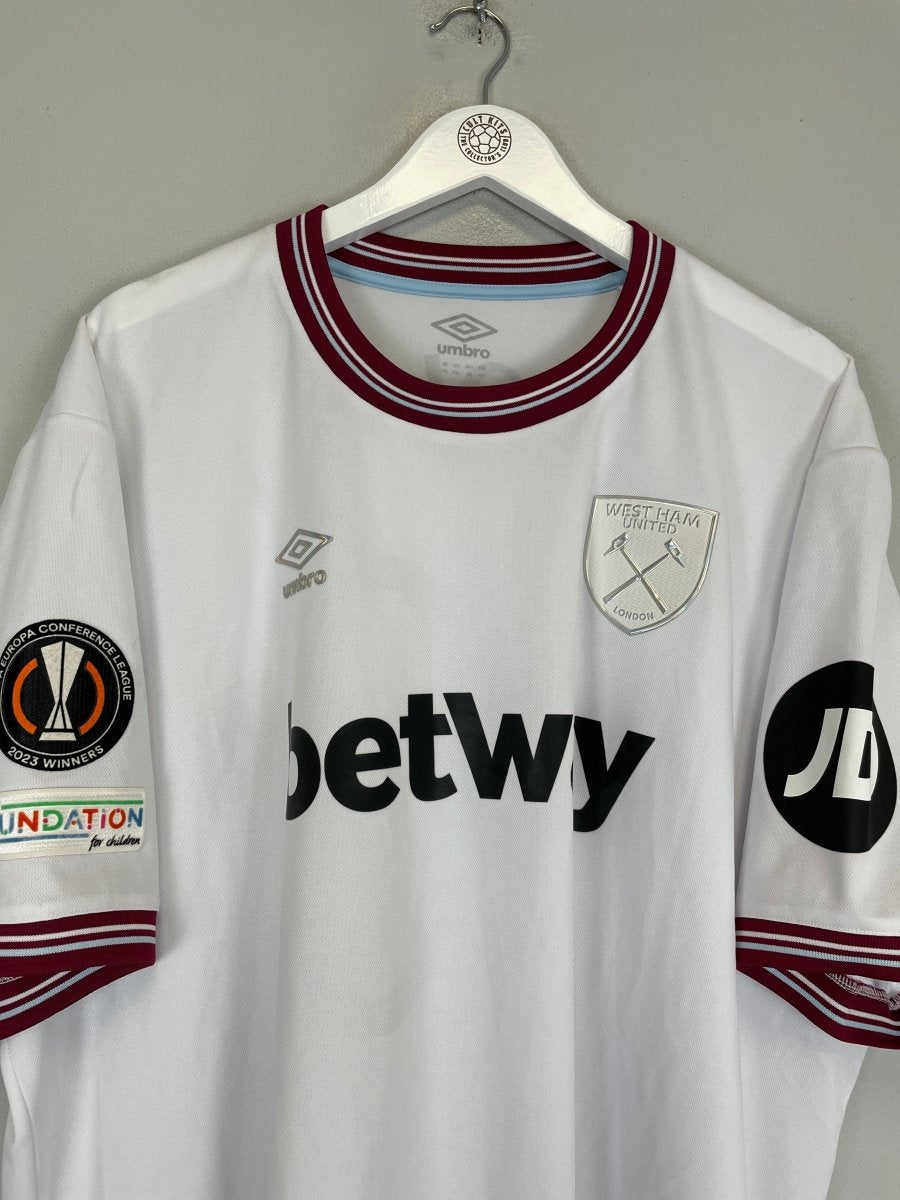 2023/24 WEST HAM L.PAQUETA 10 AWAY SHIRT (XXXXL) UMBRO - Cult Kits - XXXXL - Buy Vintage Football Shirts, Authentic Retro Football Shirts For Sale, Classic Football Shirts & Soccer Jersey