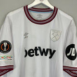 2023/24 WEST HAM L.PAQUETA 10 AWAY SHIRT (XXXXL) UMBRO - Cult Kits - XXXXL - Buy Vintage Football Shirts, Authentic Retro Football Shirts For Sale, Classic Football Shirts & Soccer Jersey