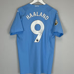 2023/24 MANCHESTER CITY HAALAND #9 *PLAYER ISSUE + SIGNED* HOME SHIRT (L) PUMA