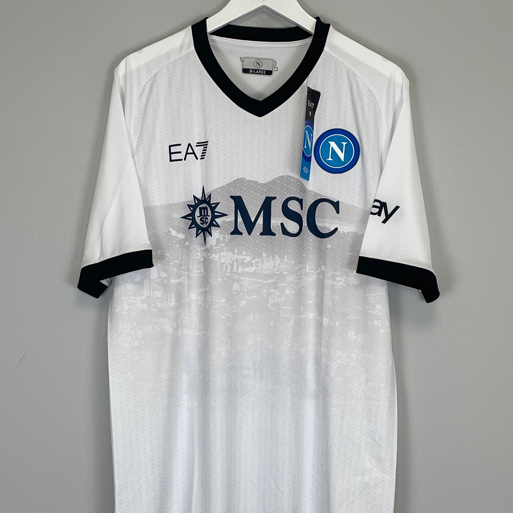Shop 2023/24 Napoli *BNWT* Away Shirt (XXXL) EA7, classic football shirts, vintage football shirts & retro soccer jerseys at Cult Kits