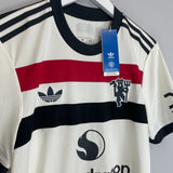 2024-25 Manchester United Third Shirt, Cult Kits, Vintage Football Shirts & Classic Football Shirts - close up