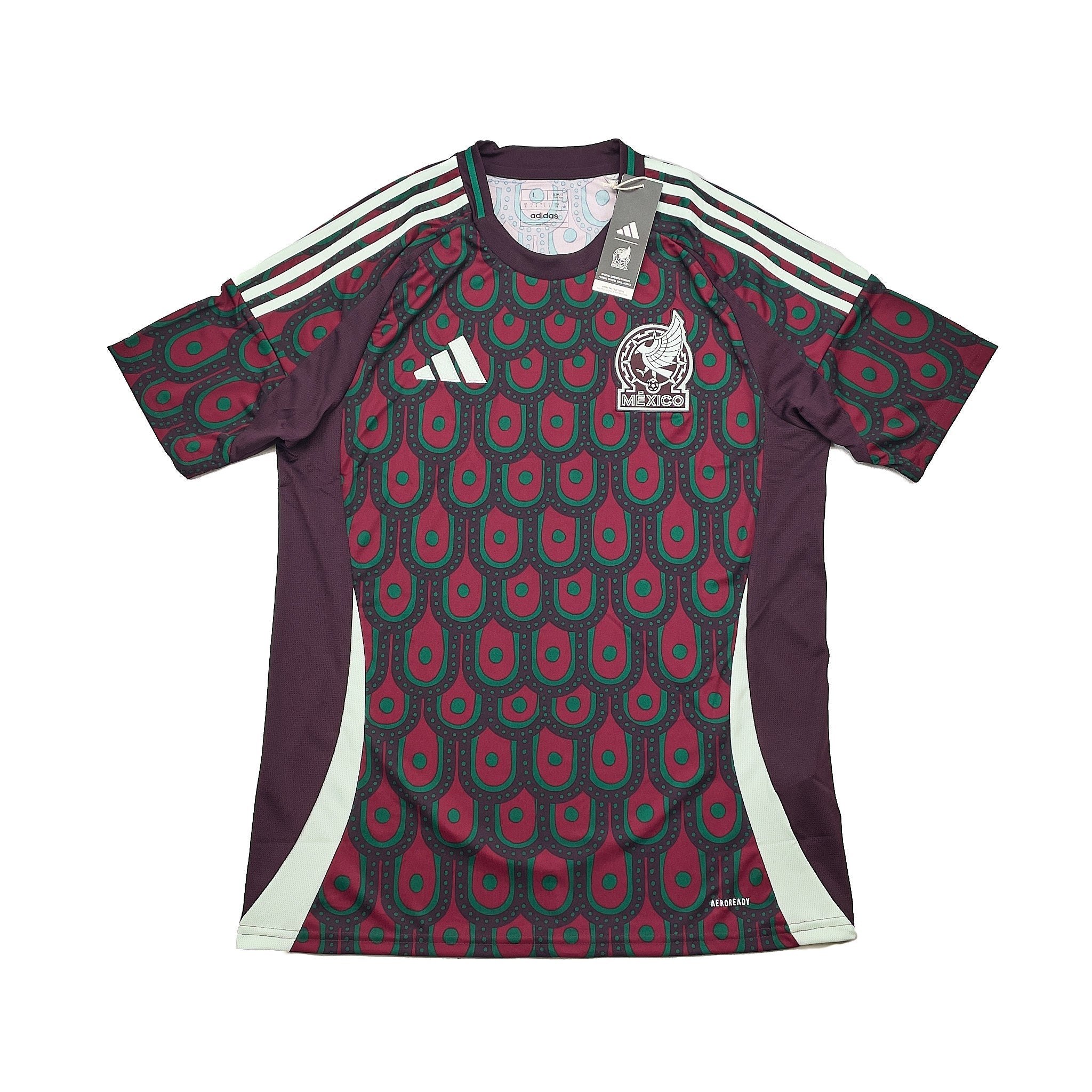 Buy 2024 Mexico *BNWT* Home Shirt (Multiple Sizes) Adidas ~ Free worldwide shipping ~ Authentic Vintage Football Shirts from Cult Kits