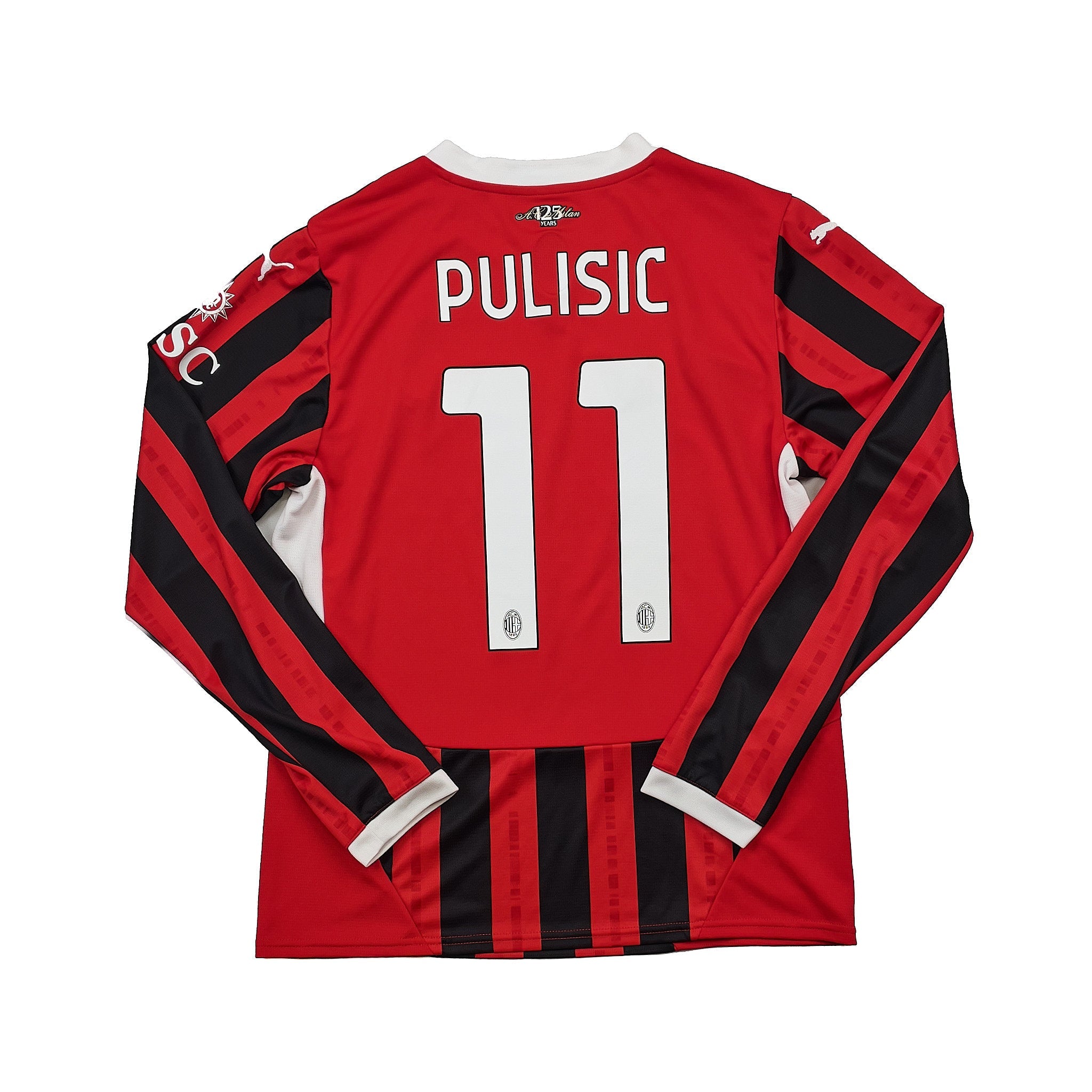 Buy 2024/25 AC Milan Pulisic 11 L/S Home Shirt (M) Puma ~ Free worldwide shipping available ~ Authentic Vintage Football Shirts from Cult Kits