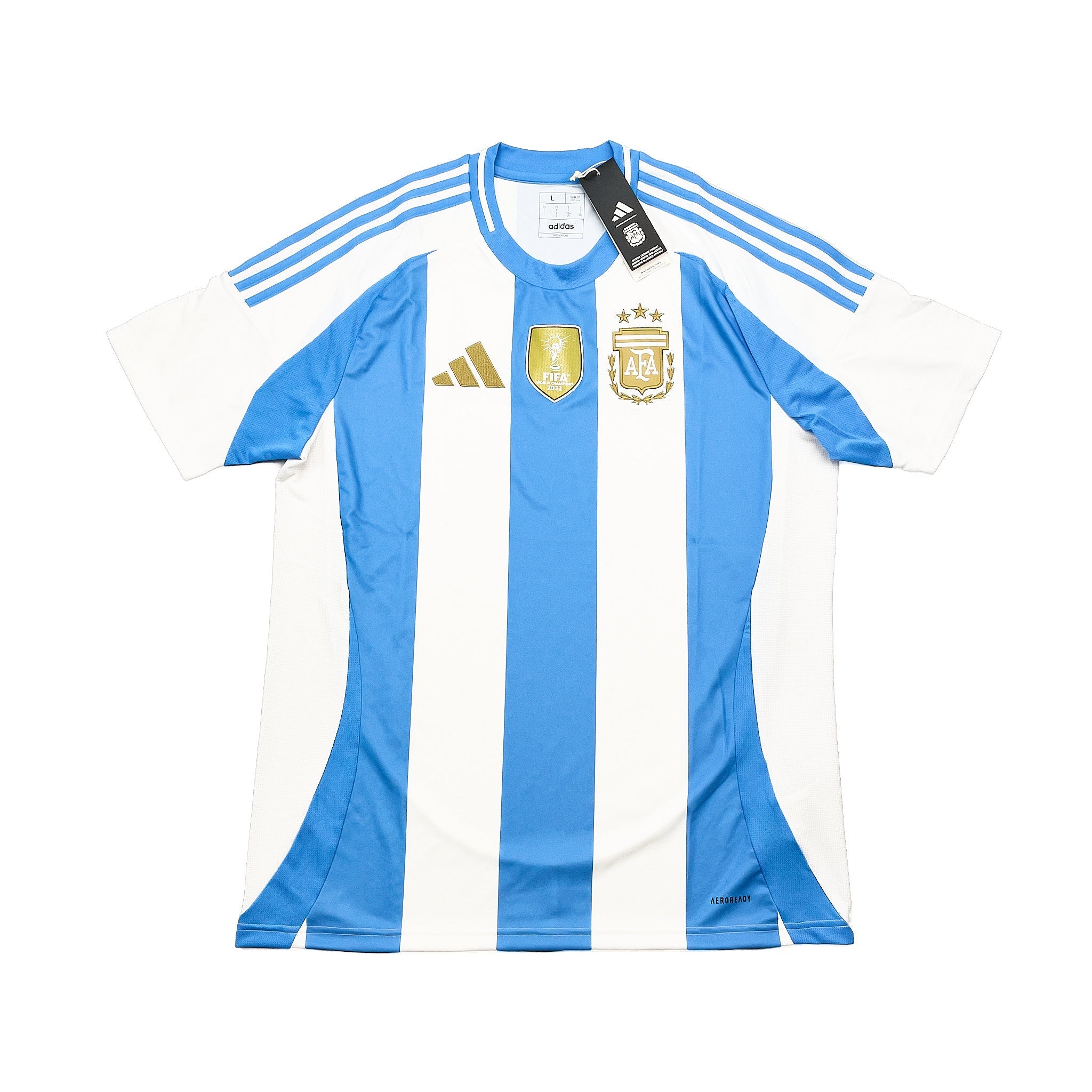 Buy 2024/25 Argentina *BNWT* Home Shirt (Multiple Sizes) Adidas ~ Free worldwide shipping ~ Authentic Vintage Football Shirts from Cult Kits