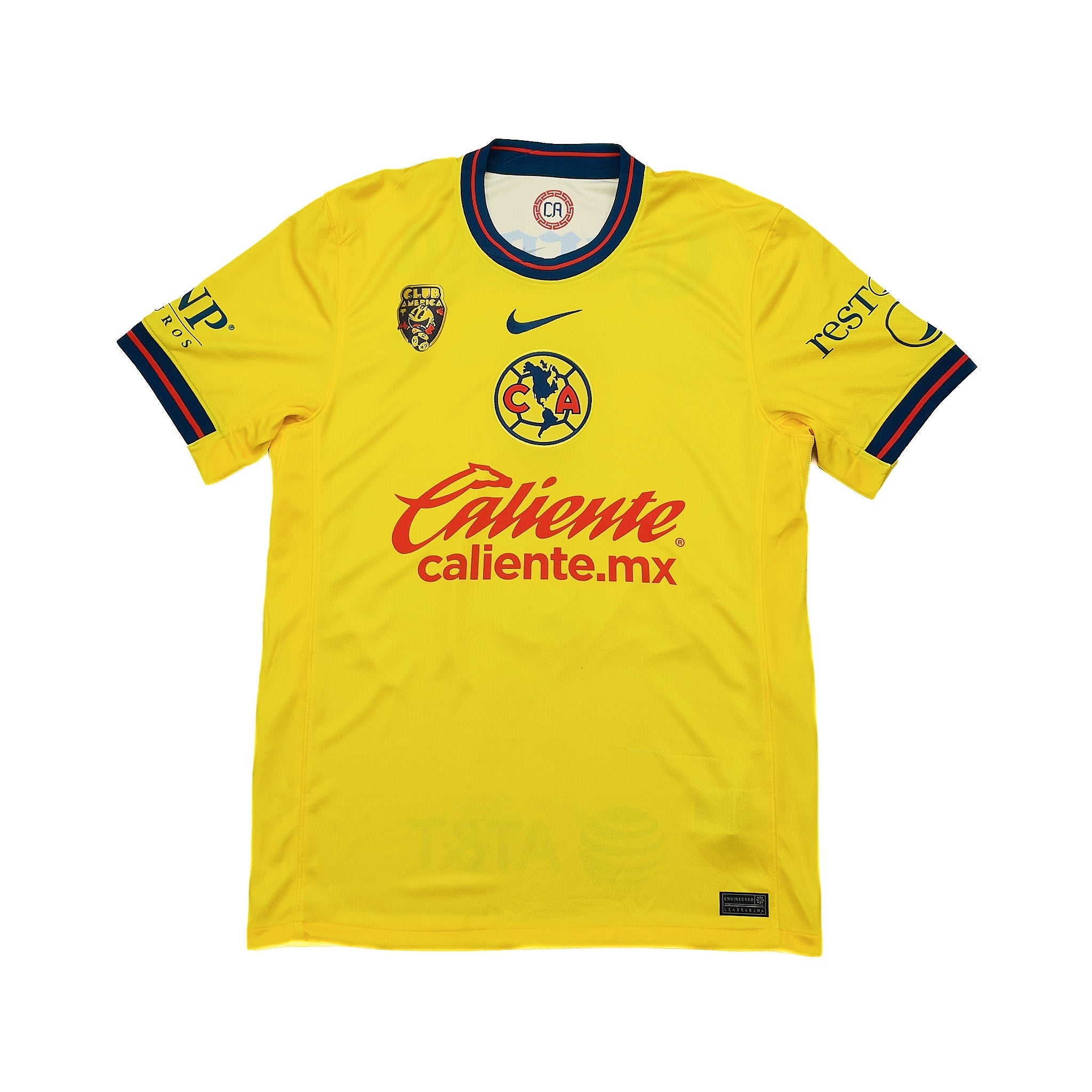 Buy 2024/25 Club America Alvarez 5 Pac - Man Home Shirt (M) Nike ~ Free worldwide shipping available ~ Authentic Vintage Football Shirts from Cult Kits