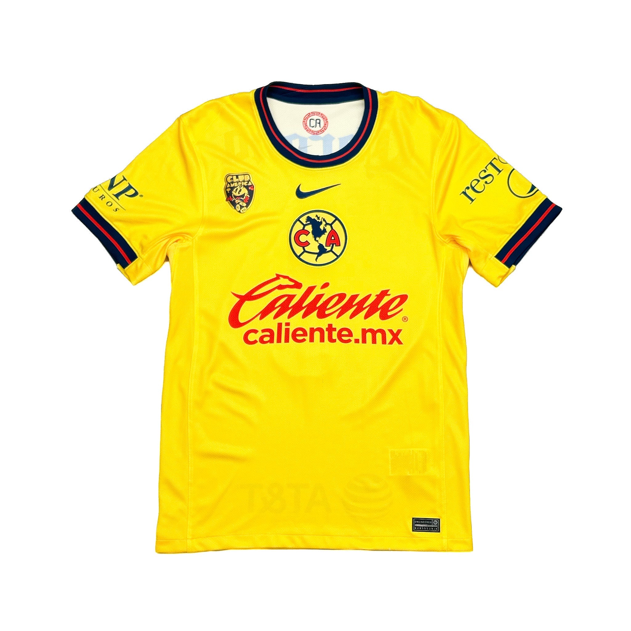 Buy 2024/25 CLUB AMERICA FIDALGO 8 *PAC MAN* HOME SHIRT (S) NIKE ~ Free worldwide shipping available ~ Authentic Vintage Football Shirts from Cult Kits