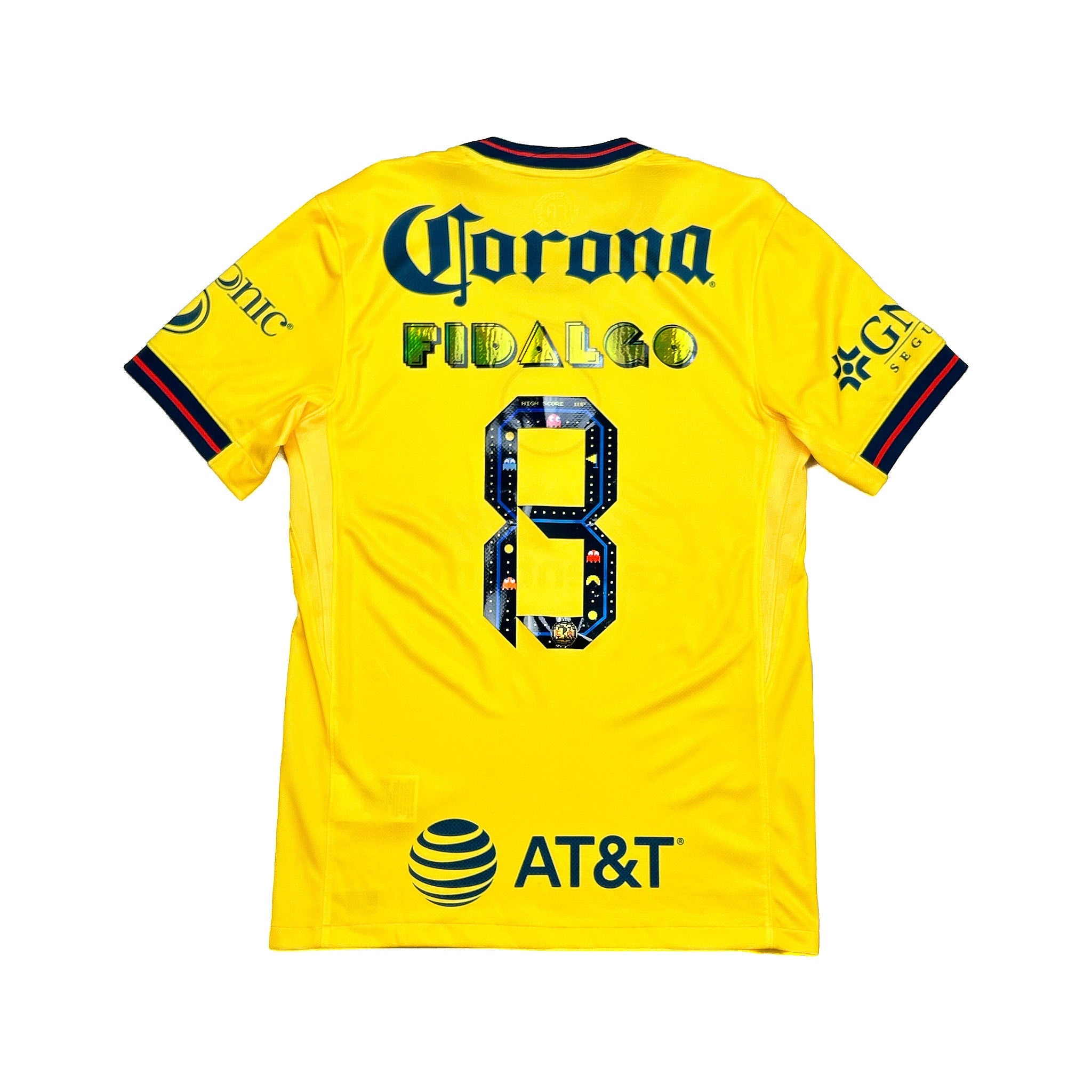 Buy 2024/25 CLUB AMERICA FIDALGO 8 *PAC MAN* HOME SHIRT (S) NIKE ~ Free worldwide shipping available ~ Authentic Vintage Football Shirts from Cult Kits