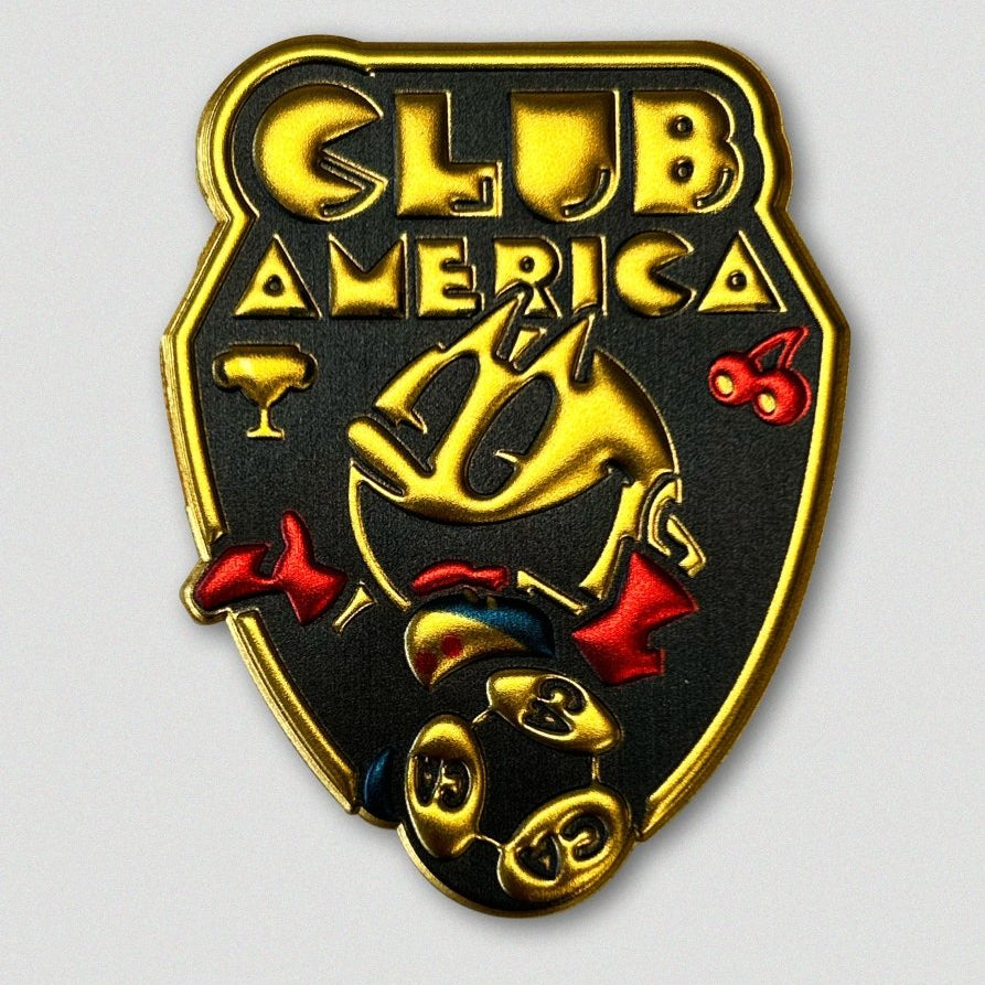 2024/25 Club America Pac - Man Patch - Cult Kits - Club America - Buy Vintage Football Shirts, Authentic Retro Football Shirts For Sale, Classic Football Shirts & Soccer Jersey