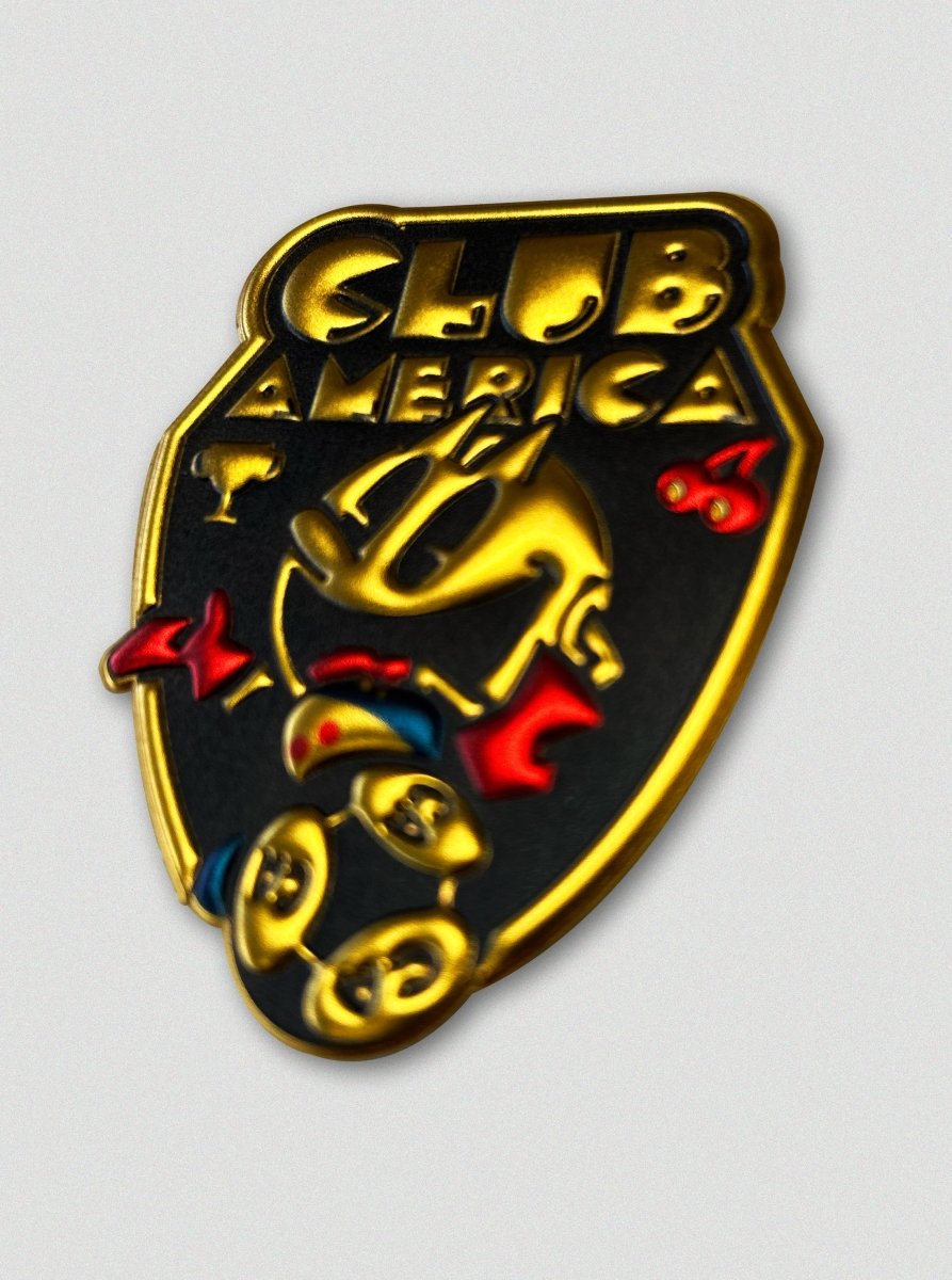 2024/25 Club America Pac - Man Patch - Cult Kits - Club America - Buy Vintage Football Shirts, Authentic Retro Football Shirts For Sale, Classic Football Shirts & Soccer Jersey