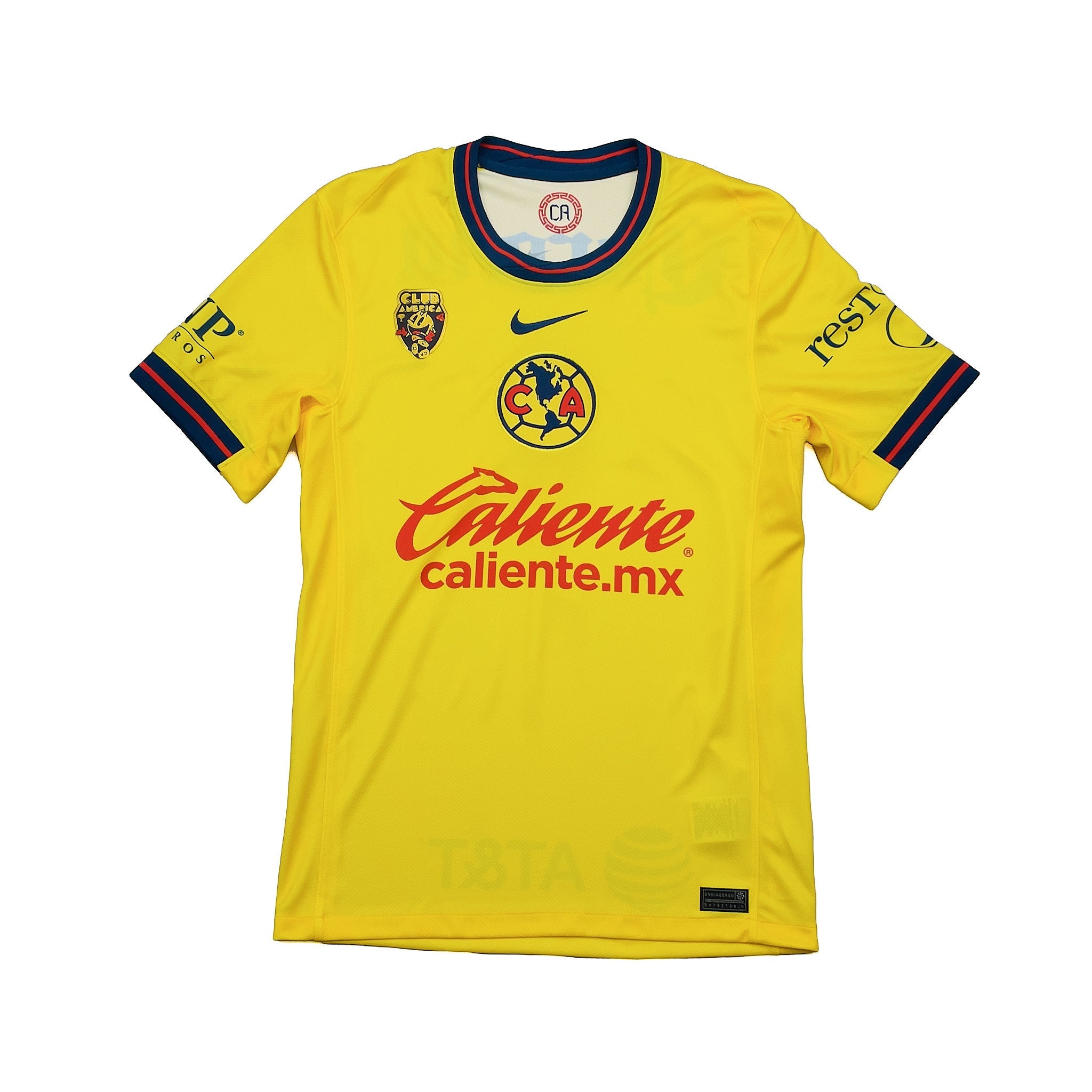 Buy 2024/25 Club America Rodriguez 7 *BNWOT* Pac-Man Home Shirt (Multiple Sizes) Nike ~ Free worldwide shipping ~ Authentic Vintage Football Shirts from Cult Kits