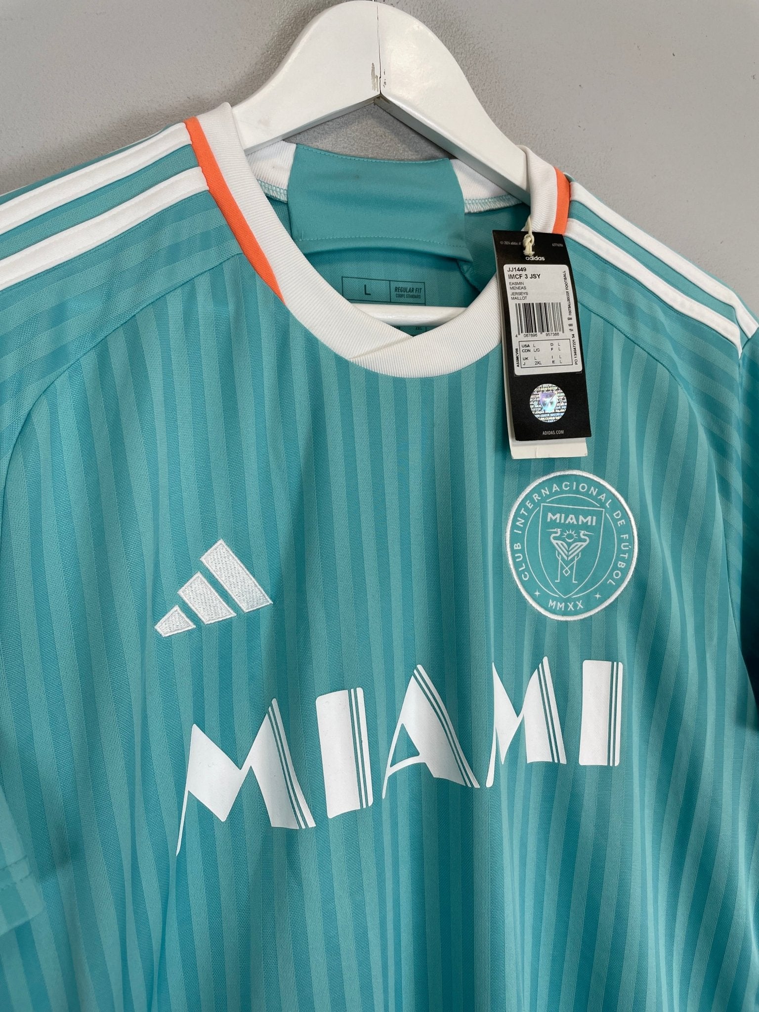 Shop 2024/25 INTER MIAMI *BNWT* AWAY SHIRT (L) ADIDAS, classic football shirts, vintage football shirts & retro soccer jerseys at Cult Kits