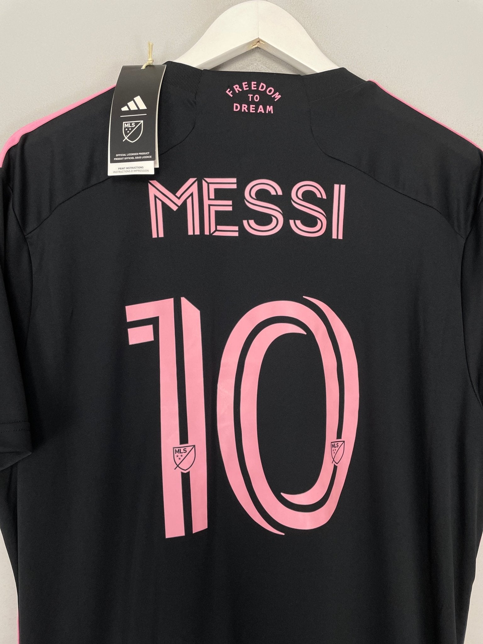 Shop 2024/25 INTER MIAMI MESSI #10 *BNWT* AWAY SHIRT (XL) ADIDAS, classic football shirts, vintage football shirts & retro soccer jerseys at Cult Kits