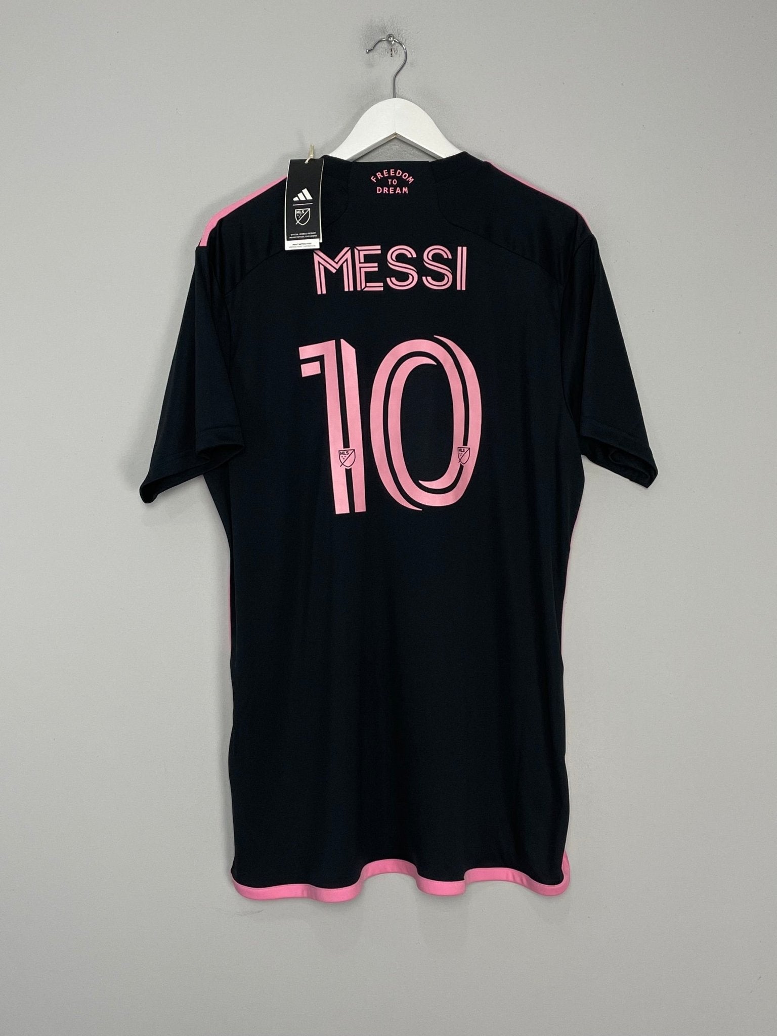 Shop 2024/25 INTER MIAMI MESSI #10 *BNWT* AWAY SHIRT (XL) ADIDAS, classic football shirts, vintage football shirts & retro soccer jerseys at Cult Kits