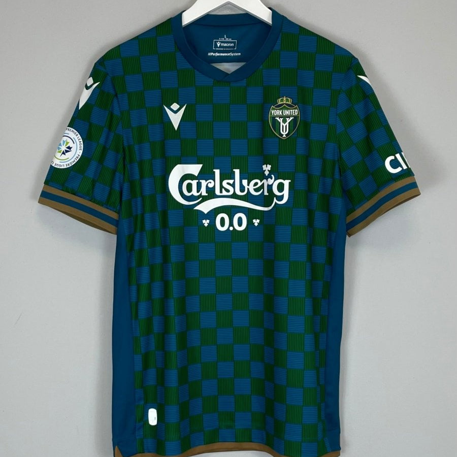 2024/25 YORK UNITED HOME SHIRT (L) MACRON - Cult Kits - Large - Buy Vintage Football Shirts, Authentic Retro Football Shirts For Sale, Classic Football Shirts & Soccer Jersey