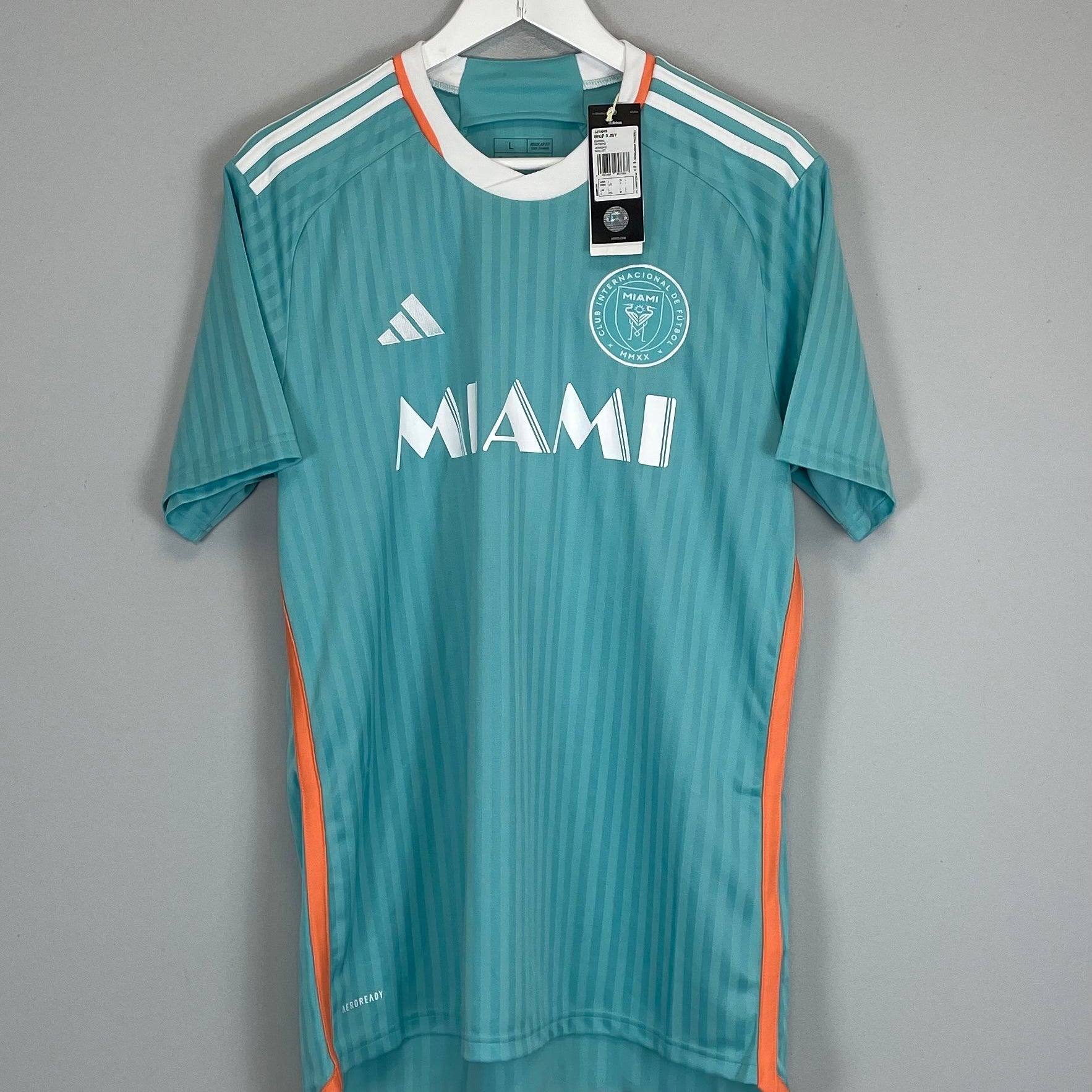 Shop 2024/25 INTER MIAMI *BNWT* AWAY SHIRT (L) ADIDAS, classic football shirts, vintage football shirts & retro soccer jerseys at Cult Kits