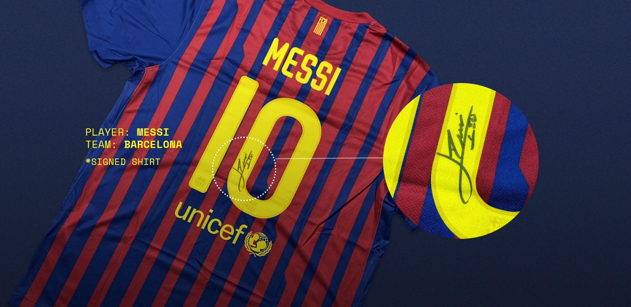 cult kits match worn player issued signed shirts collection messi barcelona header