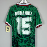 1998 Mexico Hernandez #15 *Reissue* World Cup Edition Home (Multiple) ABA Sport