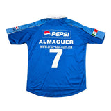 2001/02 CRUZ AZUL ALMAGUER #7 *PLAYER ISSUE* HOME SHIRT (L) FILA