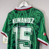 1998 Mexico Hernandez #15 *Reissue* World Cup Edition Home (Multiple) ABA Sport