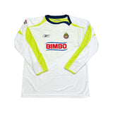 2007/08 CHIVAS GUADALAJARA CHICHARITO #25 L/S AWAY SHIRT (XL) REEBOK
