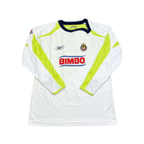 2007/08 CHIVAS GUADALAJARA CHICHARITO #25 L/S AWAY SHIRT (XL) REEBOK