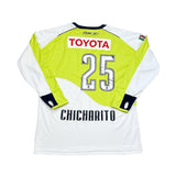 2007/08 CHIVAS GUADALAJARA CHICHARITO #25 L/S AWAY SHIRT (XL) REEBOK