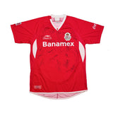 2008/09 DEPORTIVO TOLUCA MANCILLA #9 *SQUAD SIGNED* HOME SHIRT (XL) ATLETICA