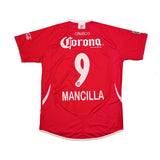 2008/09 DEPORTIVO TOLUCA MANCILLA #9 *SQUAD SIGNED* HOME SHIRT (XL) ATLETICA