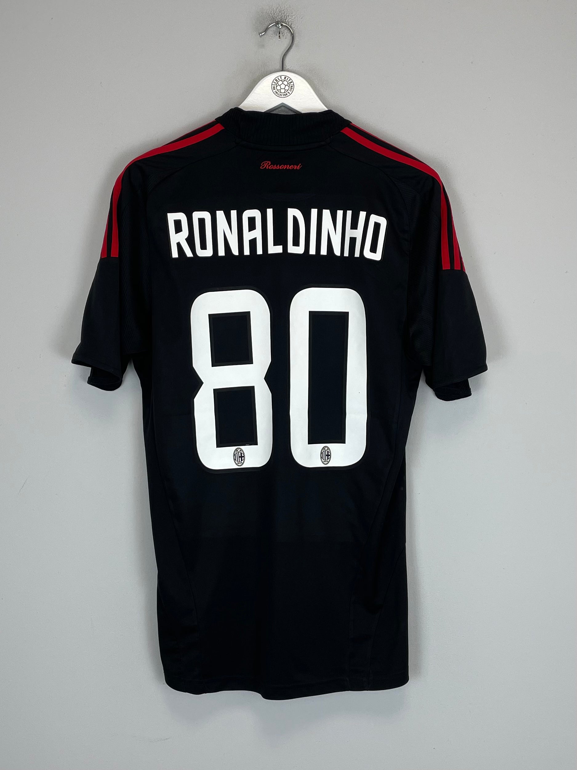 AC MILAN RONALDINHO #80 2008/09 THIRD SHIRT (M) ADIDAS