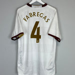 Shop 2007/08 ARSENAL FABREGAS #4 AWAY SHIRT (XL) NIKE, classic football shirts, vintage football shirts & retro soccer jerseys at Cult Kits