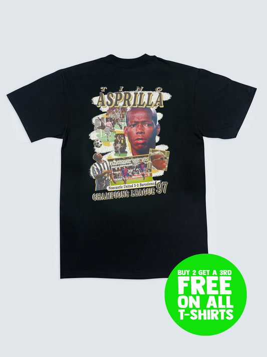 NEWCASTLE UNITED ASPRILLA BOOTLEG TEE