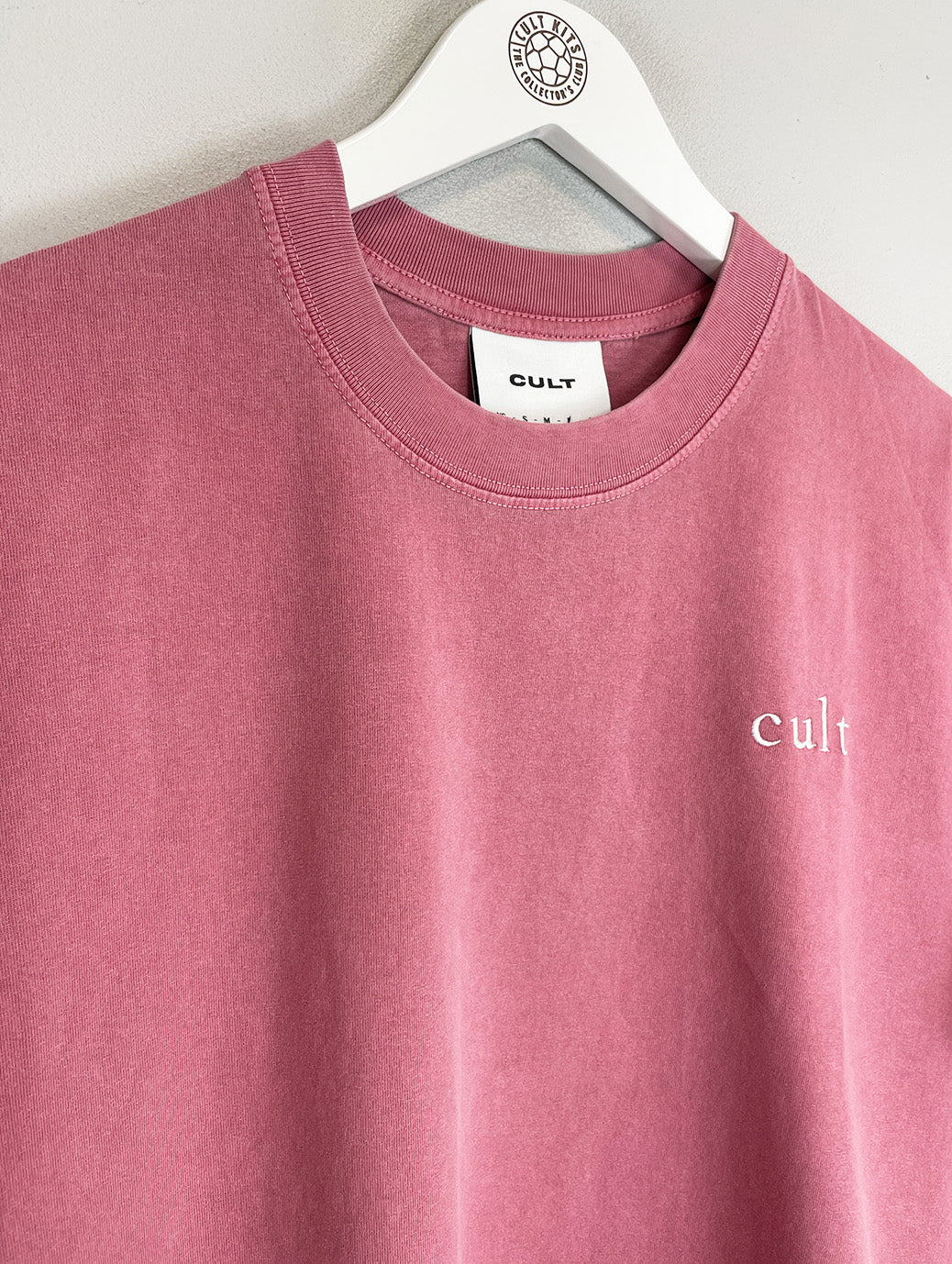 Shop South China Embroidered Cult Tee - Red, classic football shirts, vintage football shirts & retro soccer jerseys at Cult Kits