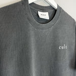 Shop South China Embroidered Cult Tee - Charcoal, classic football shirts, vintage football shirts & retro soccer jerseys at Cult Kits